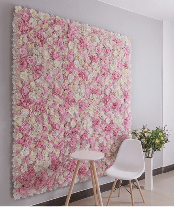 Blumenwand   Rosa Schönheit