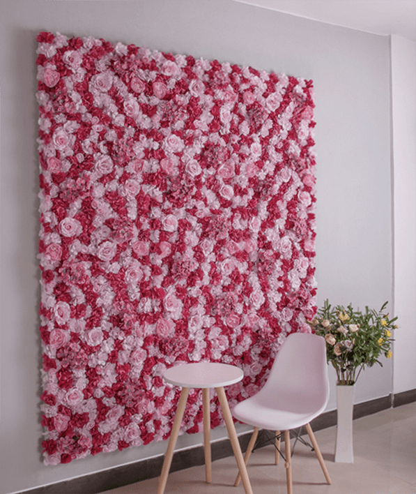 Blumenwand Leidenschaftliche Liebe