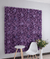 Blumenwand Tiefviolett