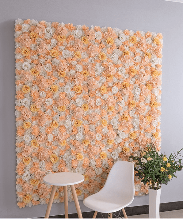 Blumenwand Sonniger Tag