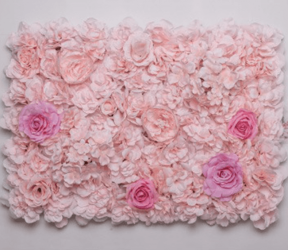 Blumenwand Puderrosa