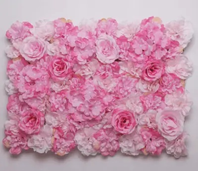 Blumenwand Bonbon Rosa