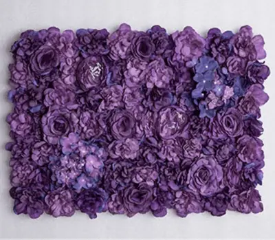 Blumenwand Tiefviolett