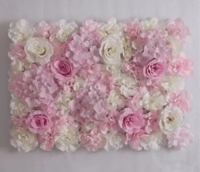 Blumenwand Dragee Rosa