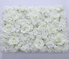 Blumenwand Einfarbig weiß