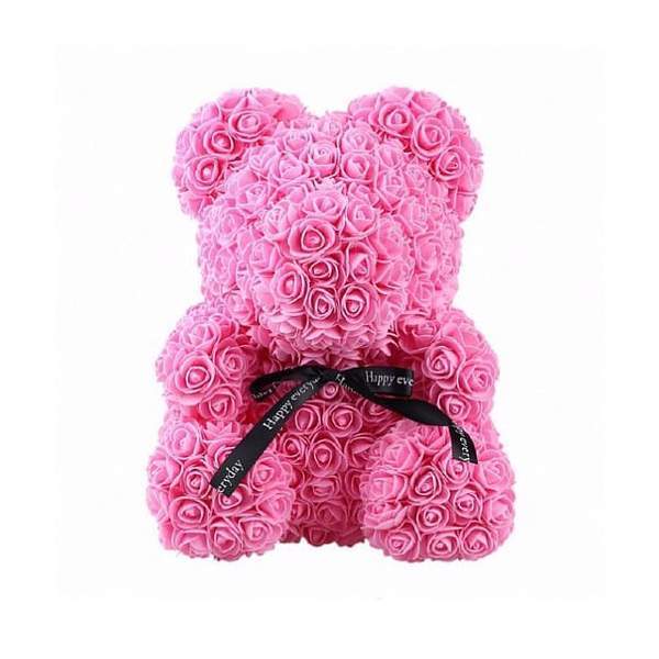 Blumen Teddy   Rosa