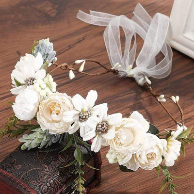 Blumenkranz Hochzeit Haar