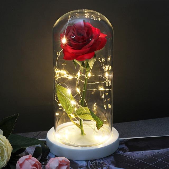 LED rose Passion Rot